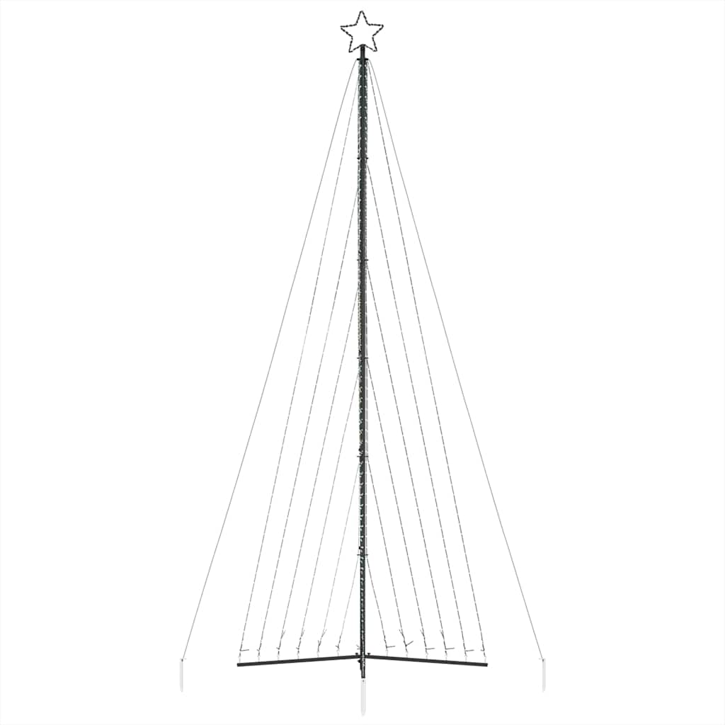 vidaXL LED Weihnachtsbaum 789 LEDs Warmweiß 476 cm