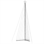 vidaXL LED Weihnachtsbaum 789 LEDs Kaltweiß 476 cm