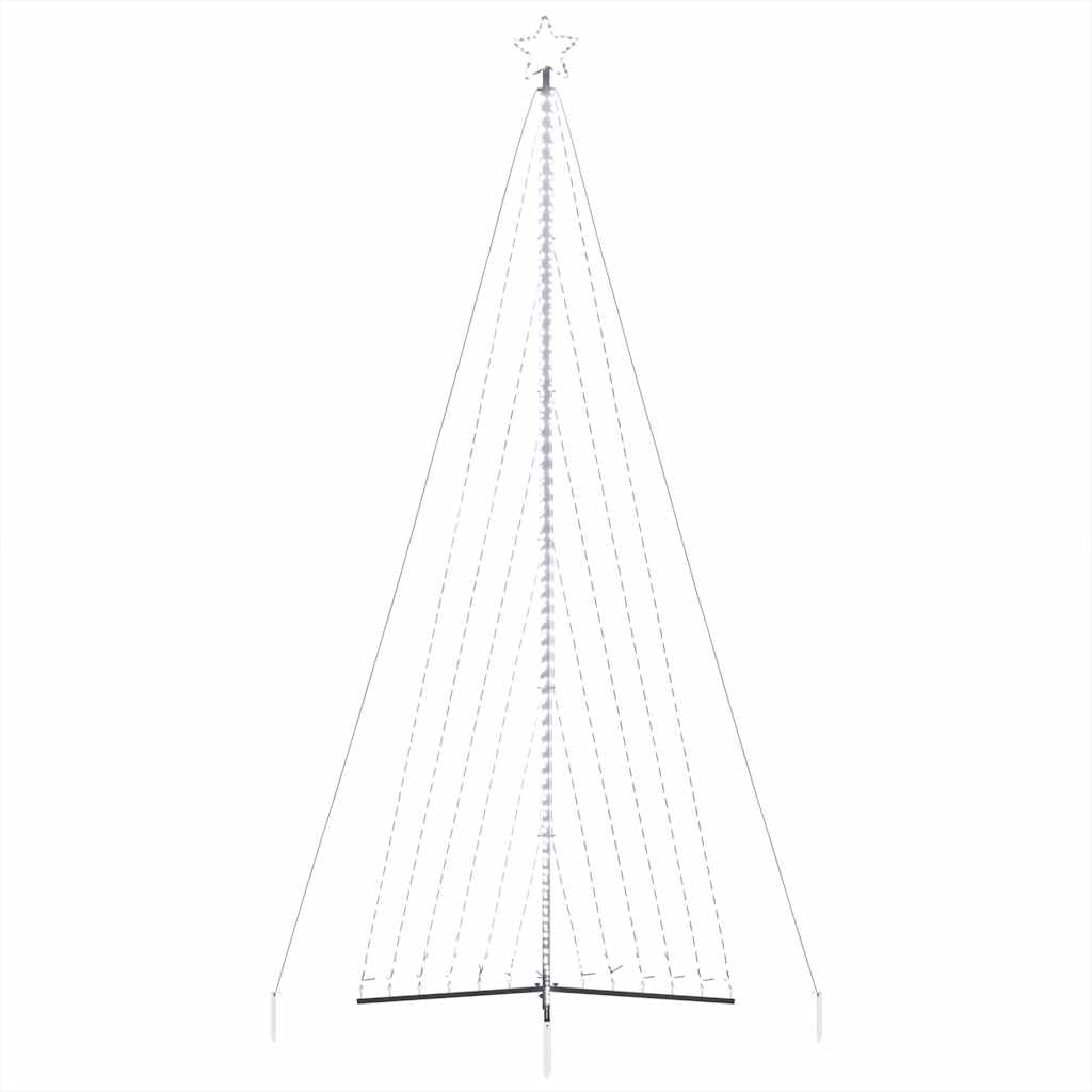 vidaXL LED Weihnachtsbaum 789 LEDs Kaltweiß 476 cm