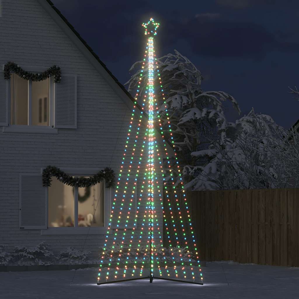 vidaXL LED Weihnachtsbaum 789 LEDs Mehrfarbig 476 cm
