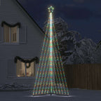 vidaXL LED Weihnachtsbaum 789 LEDs Mehrfarbig 476 cm