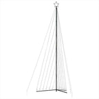 vidaXL LED Weihnachtsbaum 789 LEDs Mehrfarbig 476 cm
