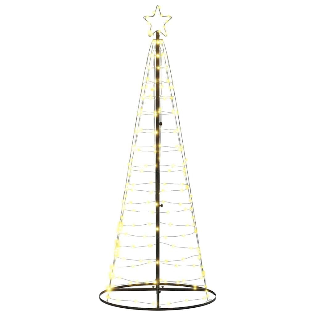 vidaXL LED Weihnachtsbaum 200 LEDs Warmweiß 180 cm