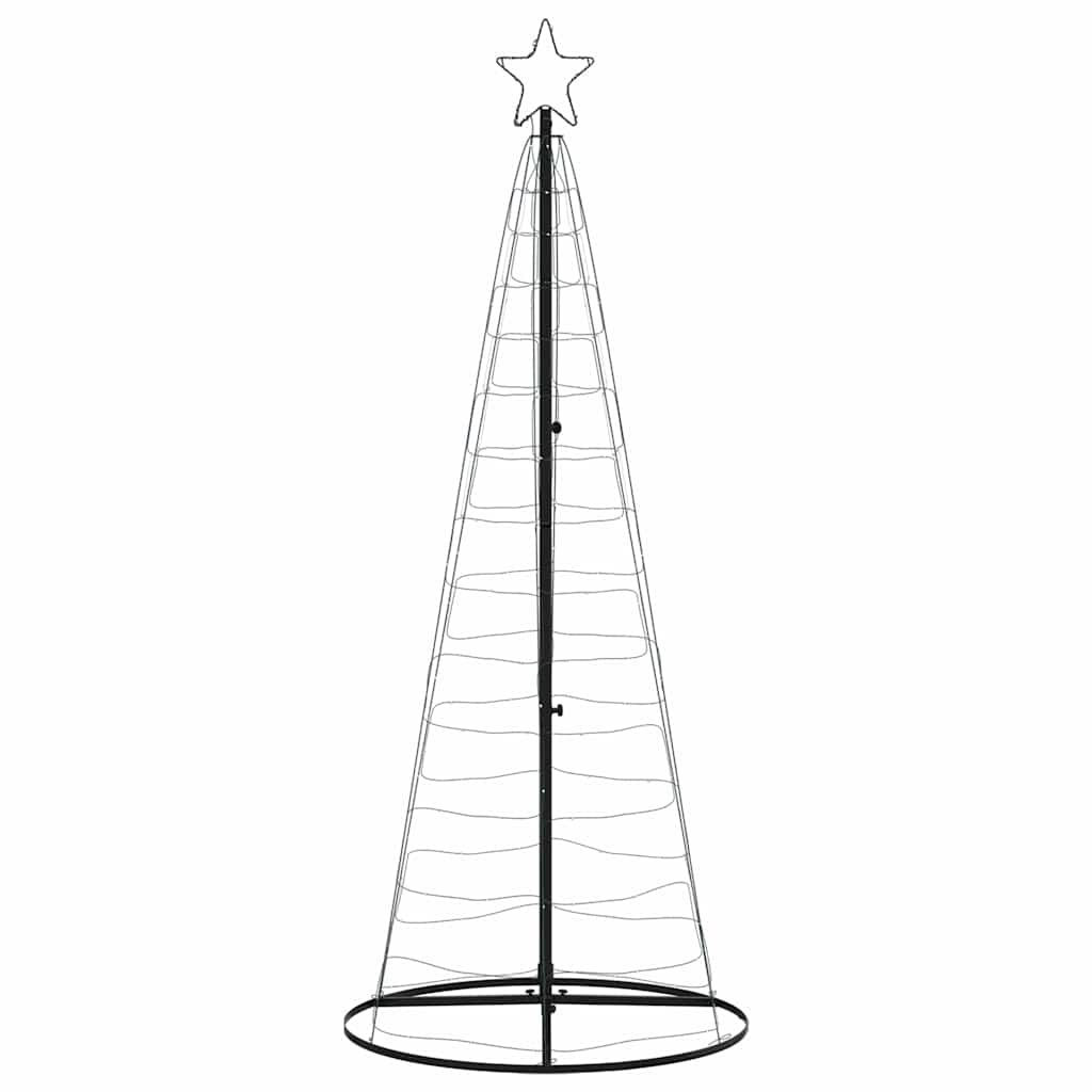 vidaXL LED Weihnachtsbaum 200 LEDs Warmweiß 180 cm