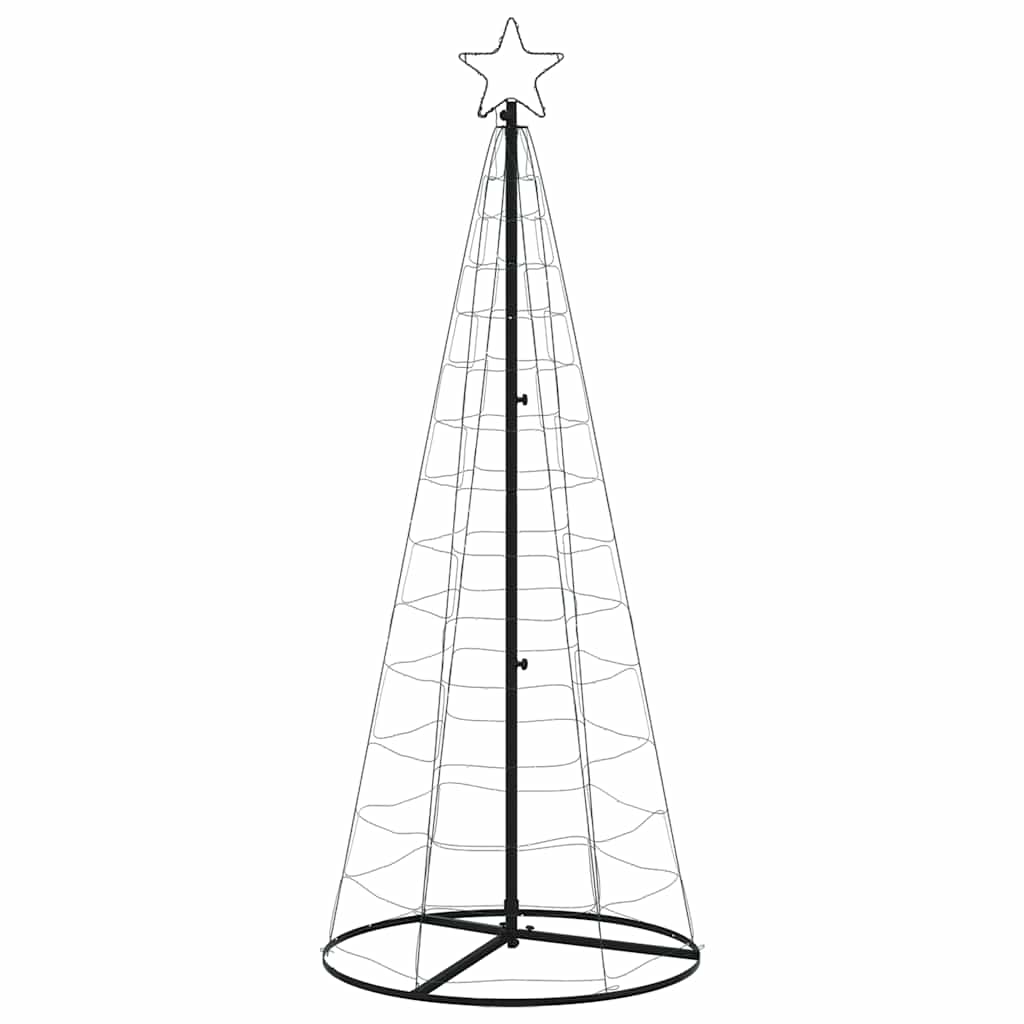 vidaXL LED Weihnachtsbaum 200 LEDs Warmweiß 180 cm