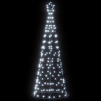 vidaXL LED Weihnachtsbaum 200 LEDs Kaltweiß 180 cm