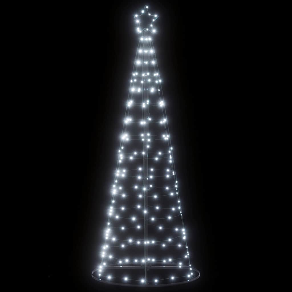 vidaXL LED Weihnachtsbaum 200 LEDs Kaltweiß 180 cm