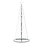 vidaXL LED Weihnachtsbaum 200 LEDs Kaltweiß 180 cm