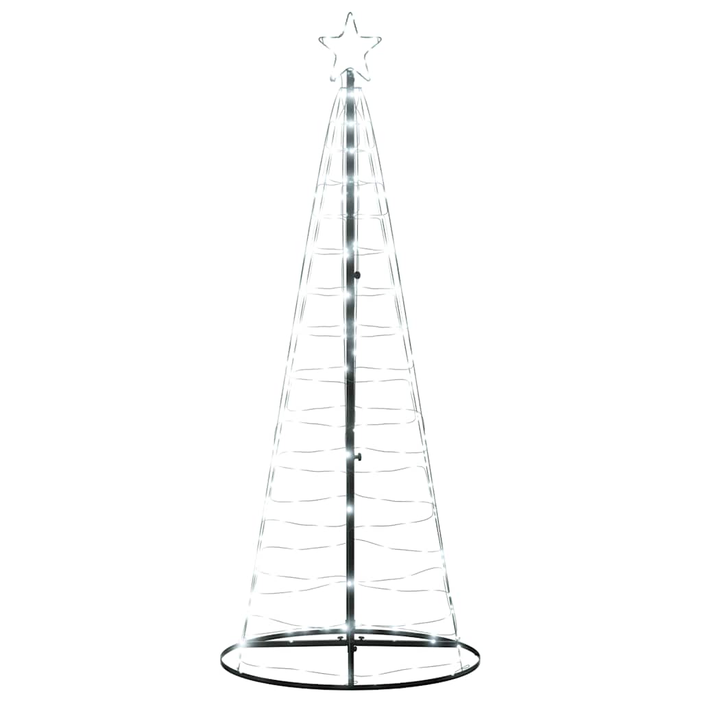 vidaXL LED Weihnachtsbaum 200 LEDs Kaltweiß 180 cm