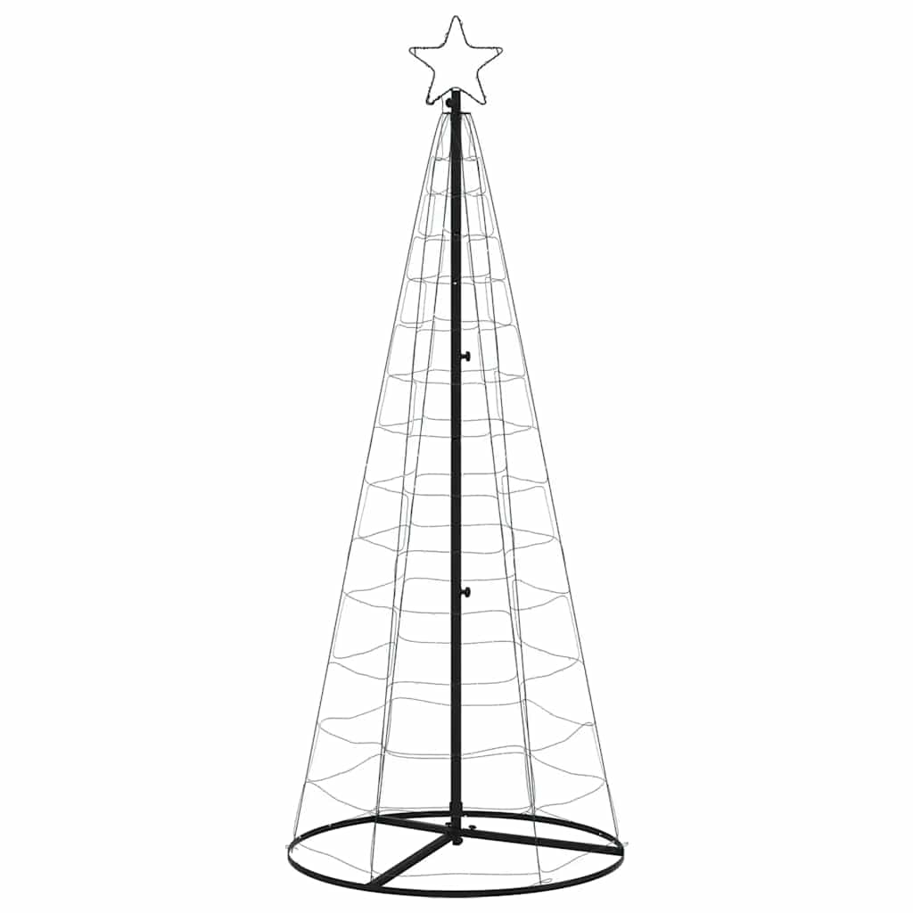 vidaXL LED Weihnachtsbaum 200 LEDs Kaltweiß 180 cm