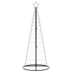 vidaXL LED Weihnachtsbaum 200 LEDs Blau 180 cm