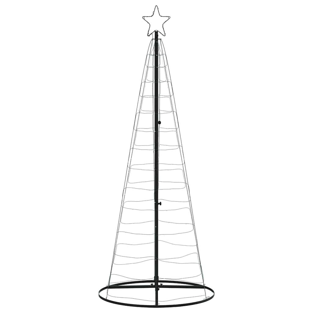 vidaXL LED Weihnachtsbaum 200 LEDs Blau 180 cm