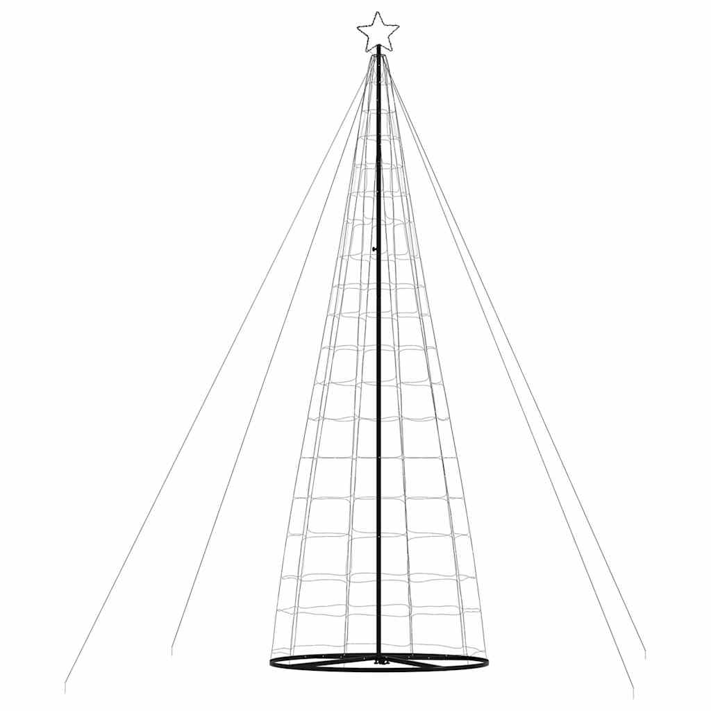 vidaXL LED Weihnachtsbaum 1534 LEDs Blau 500 cm