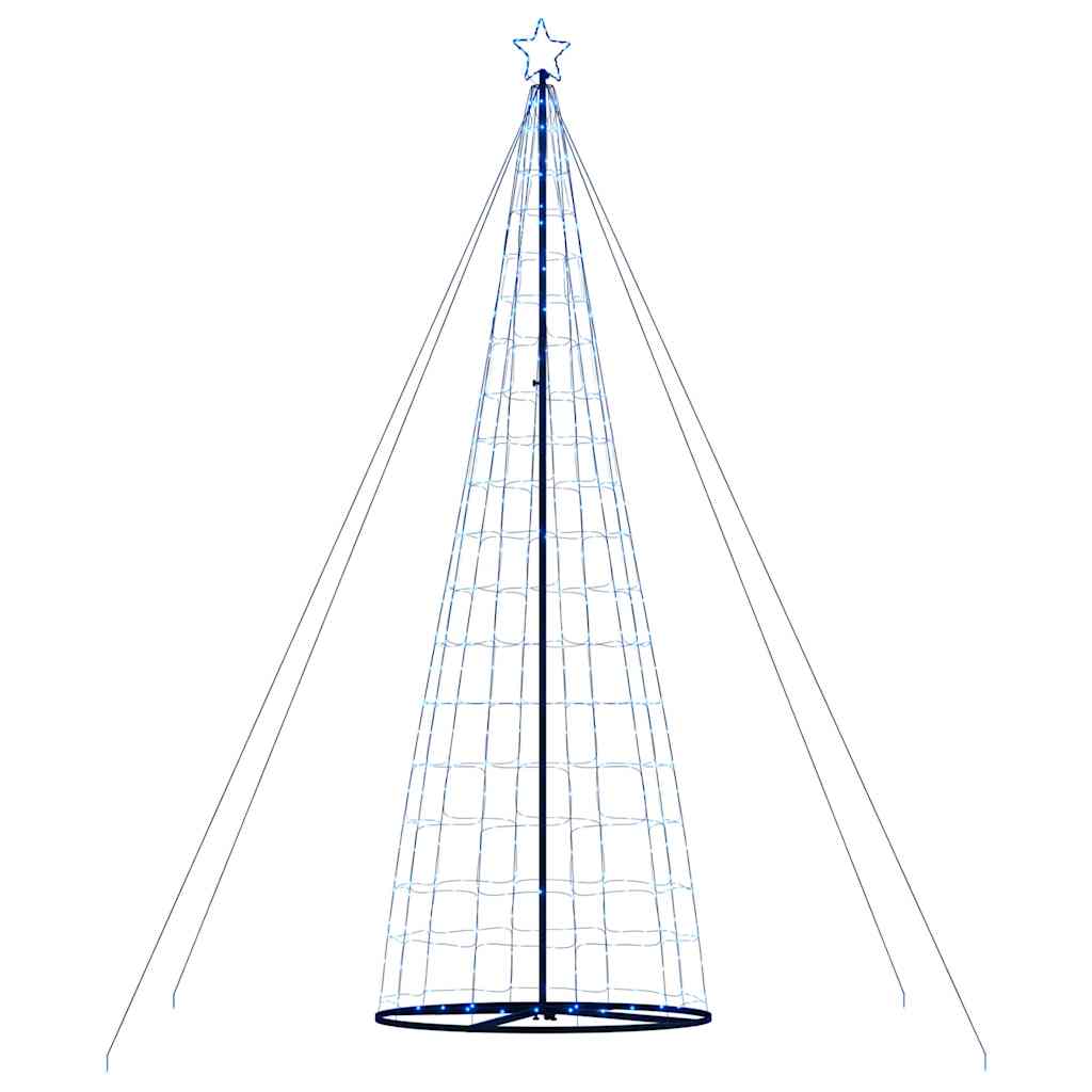 vidaXL LED Weihnachtsbaum 1534 LEDs Blau 500 cm