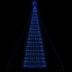 vidaXL LED Weihnachtsbaum 1534 LEDs Blau 500 cm