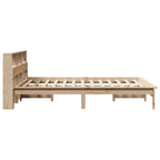 vidaXL Massivholzbett mit Regal ohne Matratze 120x200 cm Kiefer