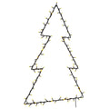 vidaXL Weihnachtsbeleuchtung Weihnachtsbaum-Silhouette 115 LEDs