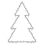vidaXL Weihnachtsbeleuchtung Weihnachtsbaum-Silhouette 115 LEDs