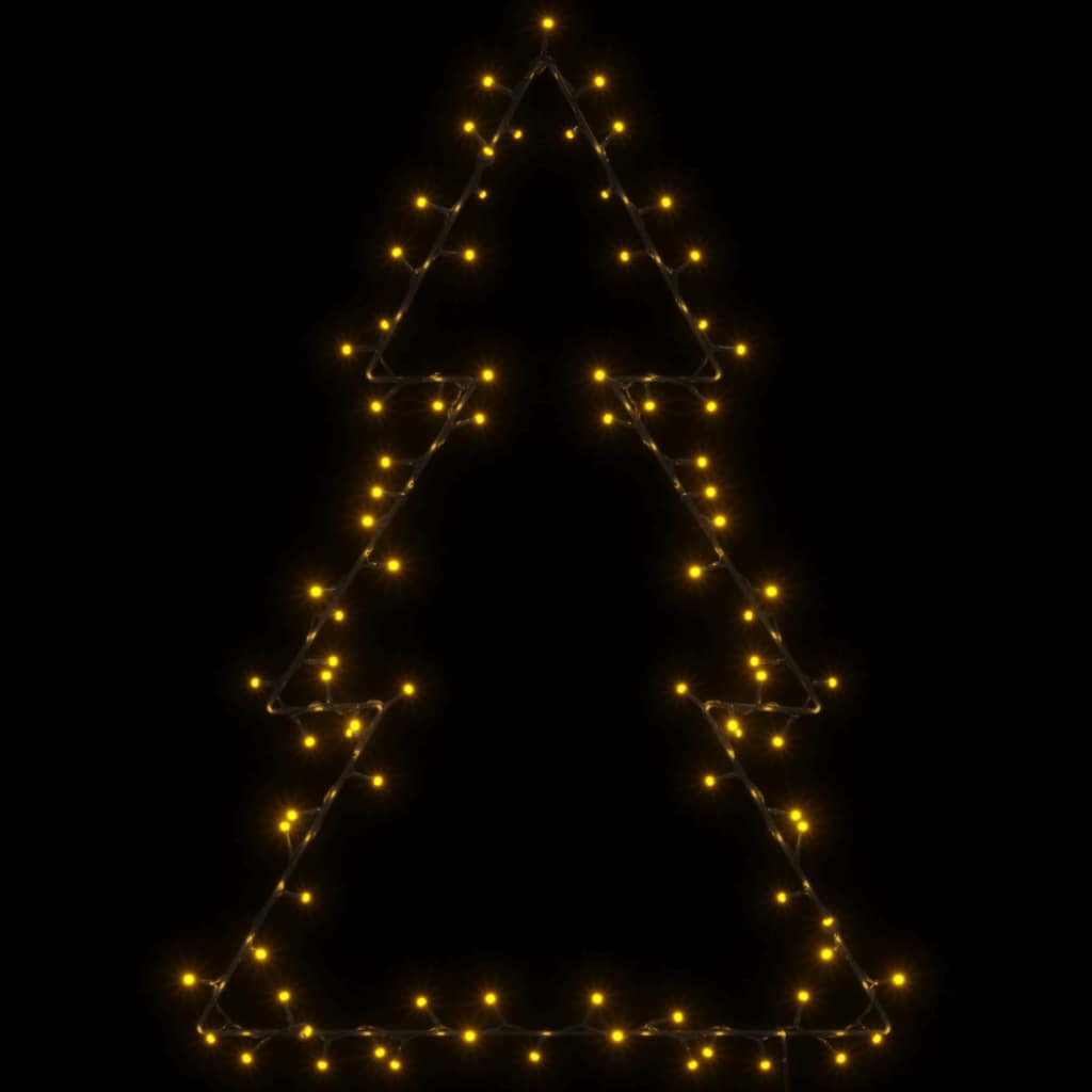 vidaXL Weihnachtsbeleuchtung Weihnachtsbaum-Silhouette 115 LEDs