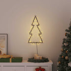 vidaXL Weihnachtsbeleuchtung Weihnachtsbaum-Silhouette 80 LEDs