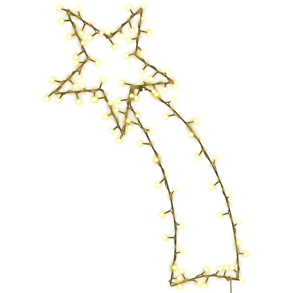 vidaXL Weihnachtsbeleuchtung Sternschnuppen-Silhouette 115 LEDs