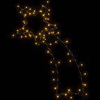 vidaXL Weihnachtsbeleuchtung Sternschnuppen-Silhouette 80 LEDs