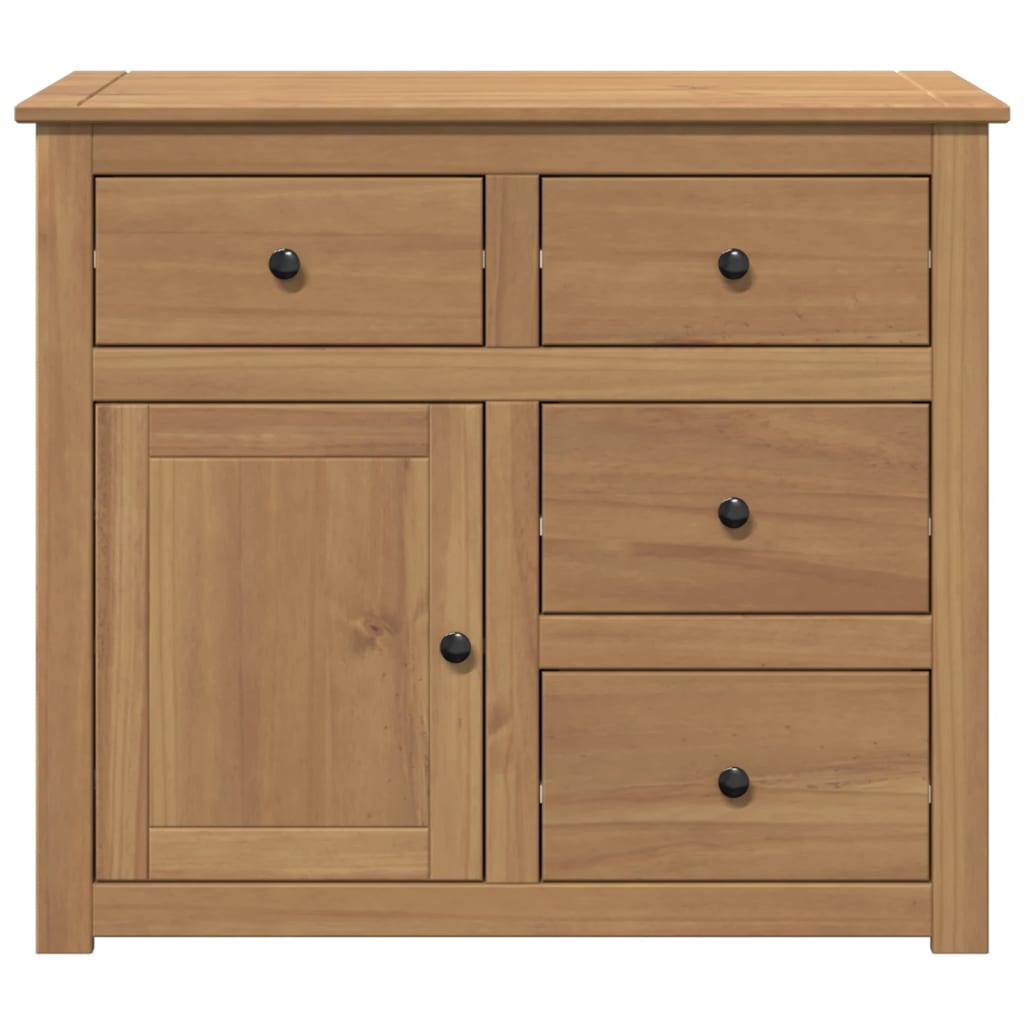 vidaXL Sideboard mit Schubladen PANAMA 93x40x80 cm Massivholz Kiefer