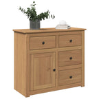vidaXL Sideboard mit Schubladen PANAMA 93x40x80 cm Massivholz Kiefer