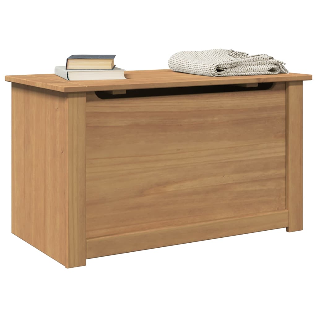 vidaXL Truhe mit Deckel PANAMA 79x42x46 cm Massivholz Kiefer