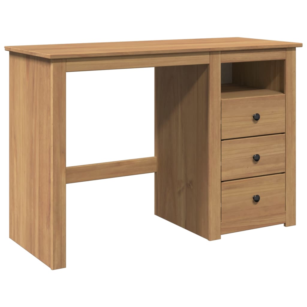 vidaXL Schreibtisch PANAMA 112x45x75 cm Massivholz Kiefer