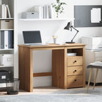 vidaXL Schreibtisch PANAMA 112x45x75 cm Massivholz Kiefer