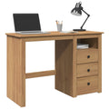 vidaXL Schreibtisch PANAMA 112x45x75 cm Massivholz Kiefer