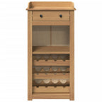 vidaXL Weinschrank PANAMA 57x40x111,5 cm Massivholz Kiefer