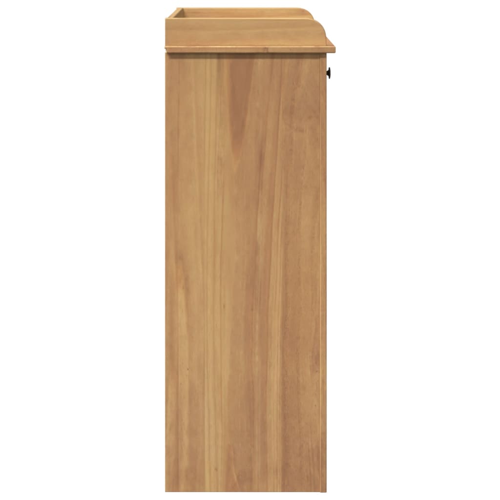 vidaXL Weinschrank PANAMA 57x40x111,5 cm Massivholz Kiefer