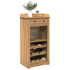 vidaXL Weinschrank PANAMA 57x40x111,5 cm Massivholz Kiefer