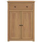 vidaXL Schuhschrank PANAMA 80x40x114 cm Massivholz Kiefer