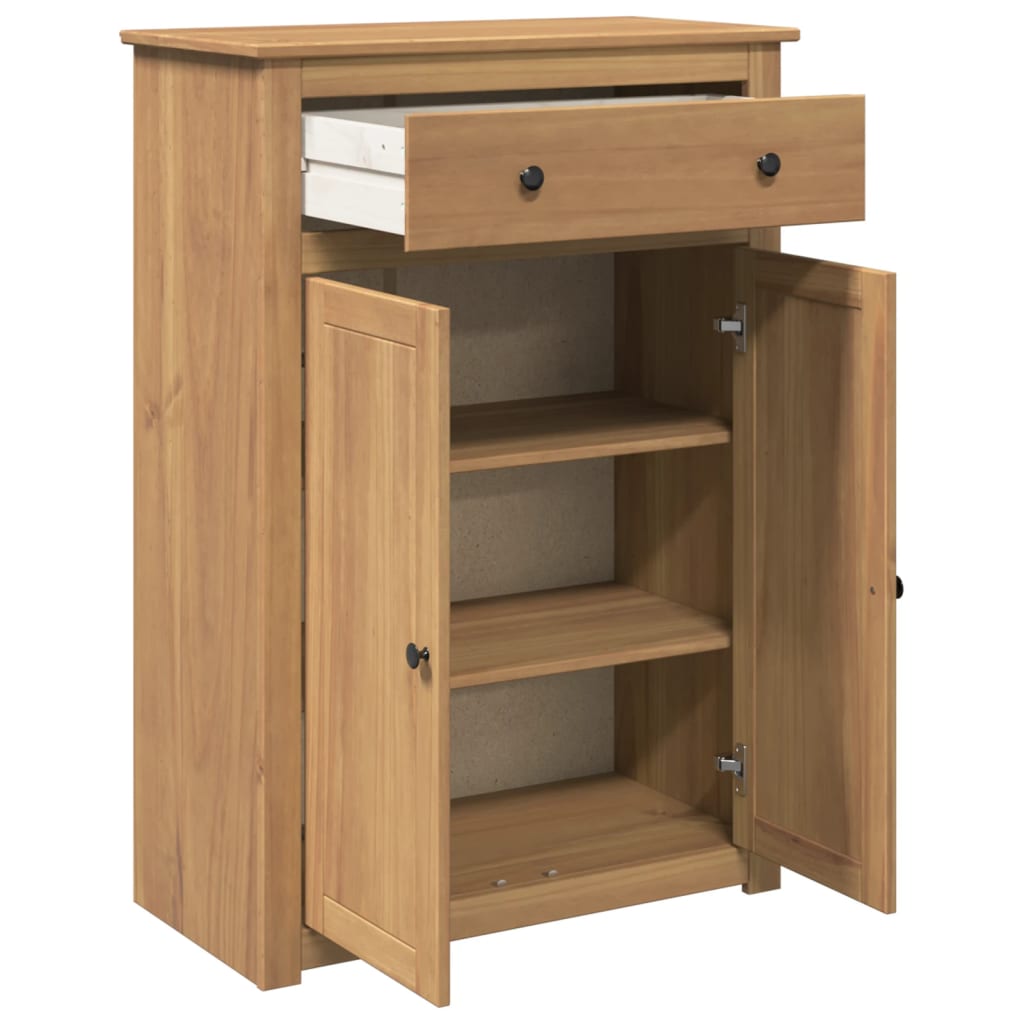 vidaXL Schuhschrank PANAMA 80x40x114 cm Massivholz Kiefer