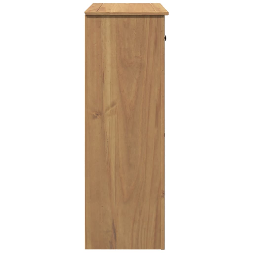 vidaXL Schuhschrank PANAMA 80x40x114 cm Massivholz Kiefer