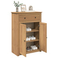vidaXL Schuhschrank PANAMA 80x40x114 cm Massivholz Kiefer