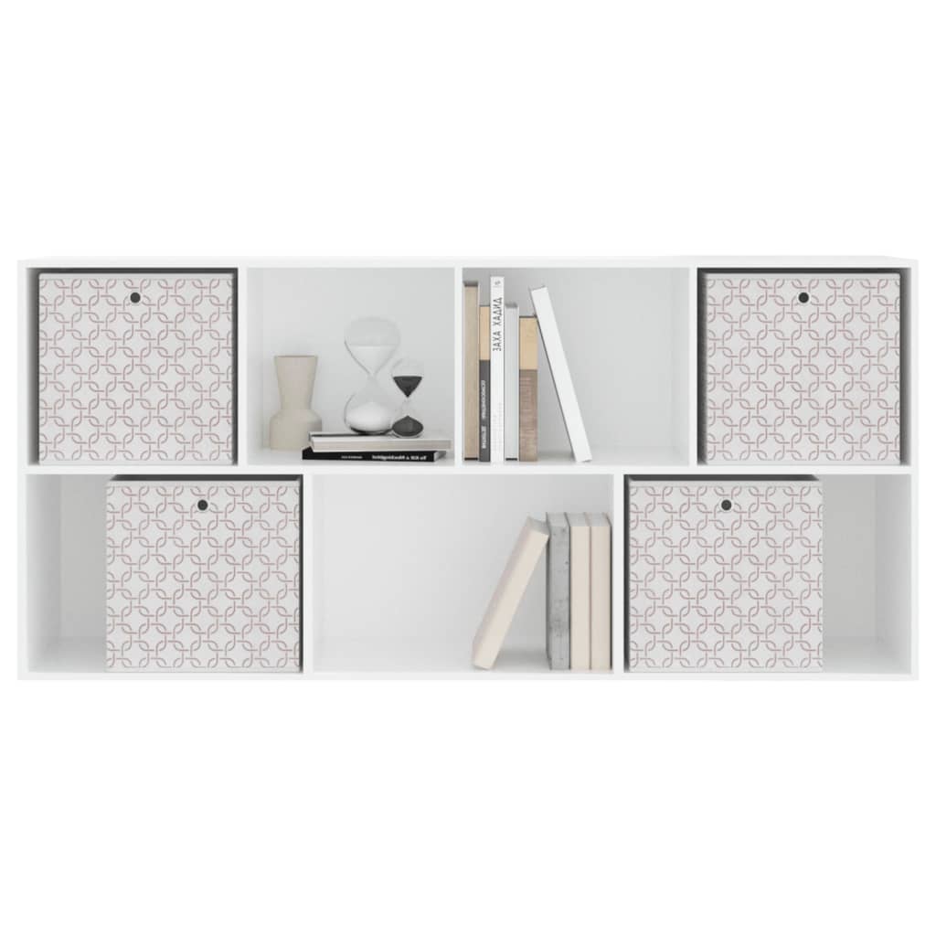 vidaXL Faltboxen 4 Stk. Creme 32x32x32 cm Vlies