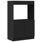 vidaXL Highboard Schwarz 63x33x100 cm Holzwerkstoff