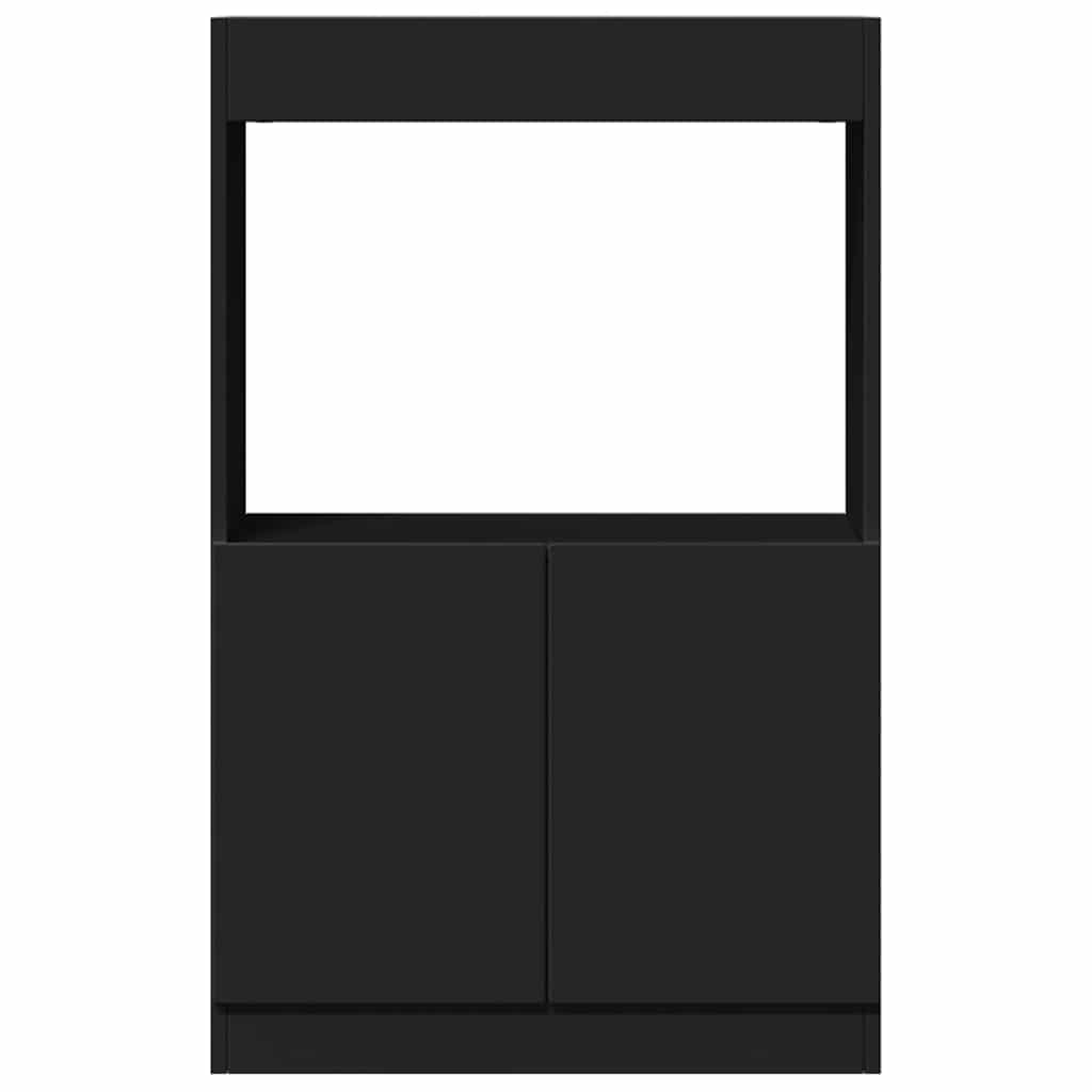 vidaXL Highboard Schwarz 63x33x100 cm Holzwerkstoff