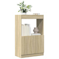 vidaXL Highboard Sonoma-Eiche 63x33x100 cm Holzwerkstoff