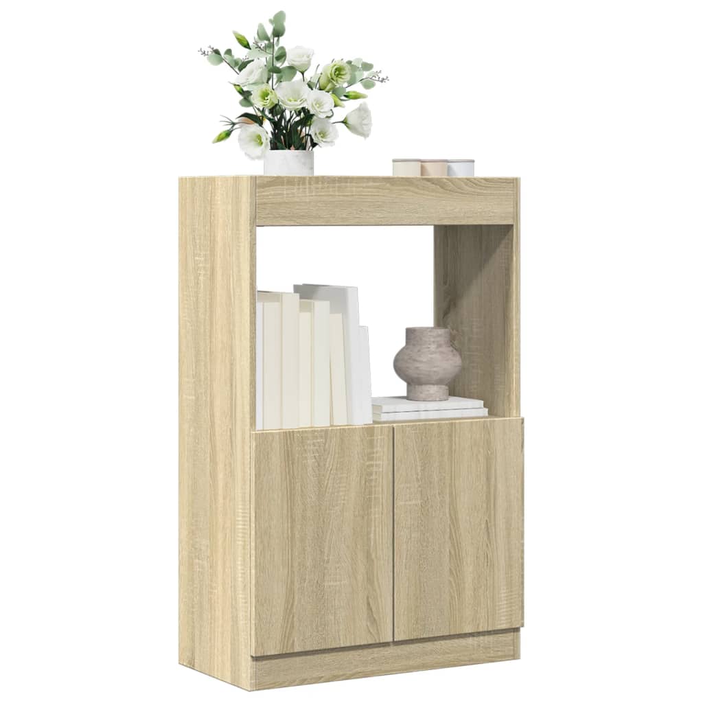 vidaXL Highboard Sonoma-Eiche 63x33x100 cm Holzwerkstoff