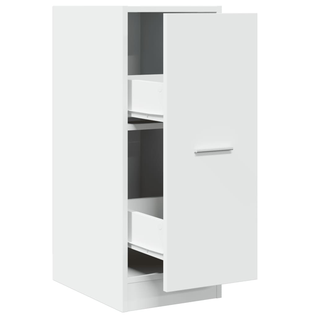 vidaXL Apothekerschrank Weiß 30 x 41 x 77,5 cm Holzwerkstoff