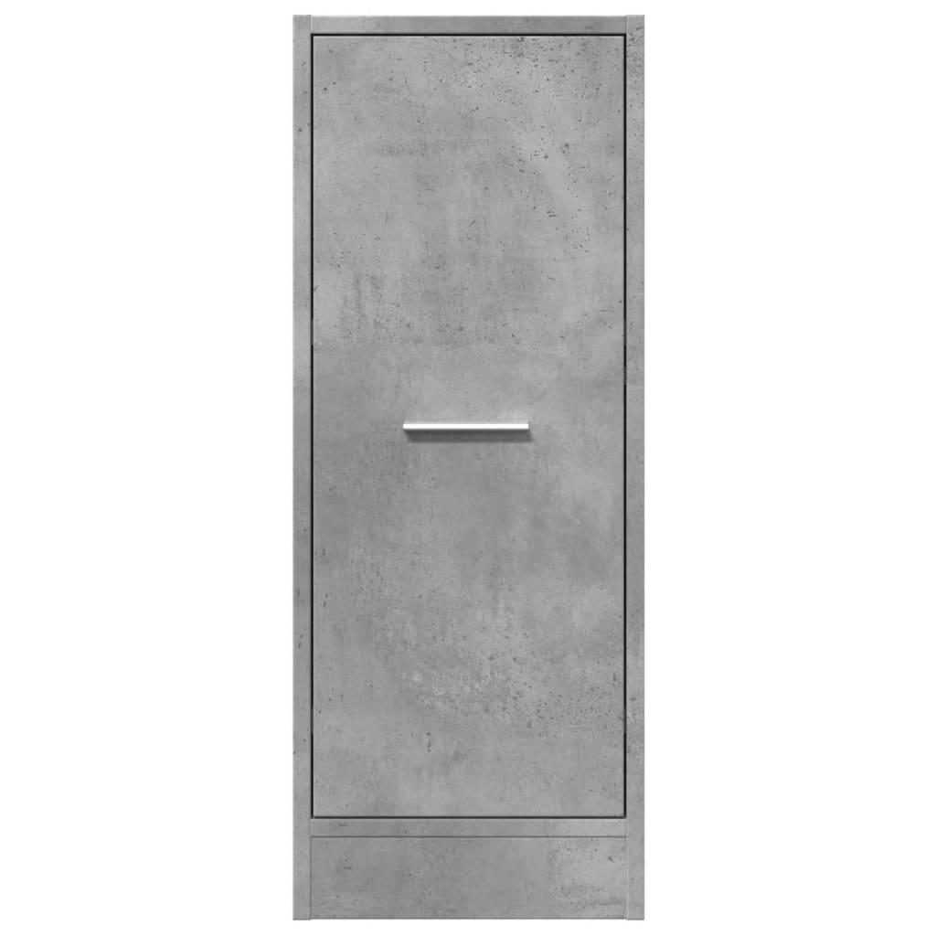 vidaXL Apothekerschrank Betongrau 30x41x77,5 cm Holzwerkstoff