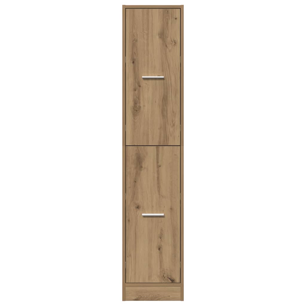 vidaXL Apothekerschrank Artisian Oak 30x41x144,5 cm Holzwerkstoff