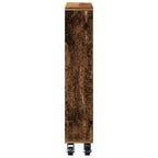 vidaXL Aufbewahrungswagen Schmal Altholz-Optik 48x13x68 Holzwerkstoff