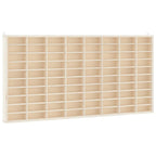 vidaXL Sammlervitrine aus Holz mit 80 Fächern 80x4,5x40,5cm