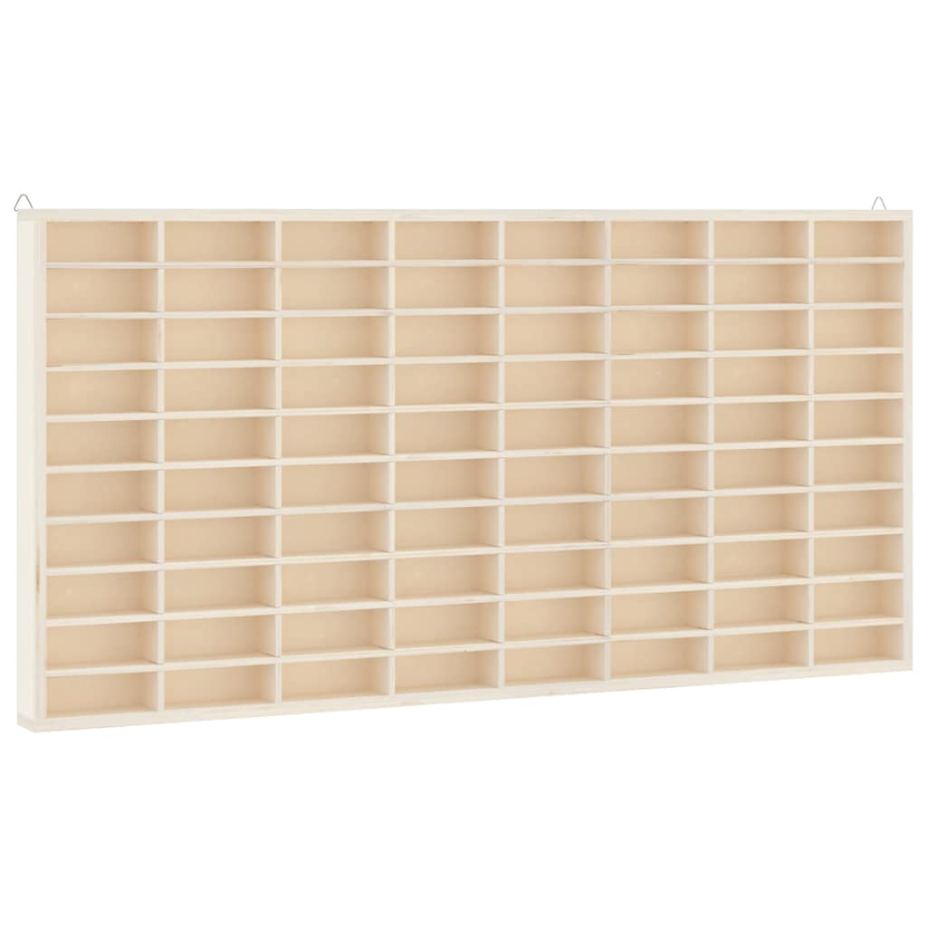 vidaXL Sammlervitrine aus Holz mit 80 Fächern 80x4,5x40,5cm